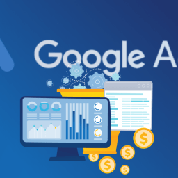 Understanding Audience Segments in Google Ads: Targeting the Right Audience for Your Campaigns 9 Google Ads logo with a computer screen showing analytics data, a funnel representing the customer journey, and dollar coins, symbolizing the cost-per-click model.