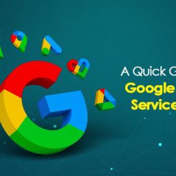 The Ultimate Guide to Google Local Service Ads for Local Businesses 3 A 3D Google logo with various symbols surrounding it, with the text "A Quick Guide to Google Local Service Ads" and the company name "Prism" below.